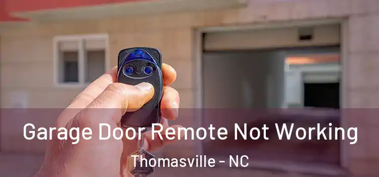  Garage Door Remote Not Working Thomasville - NC